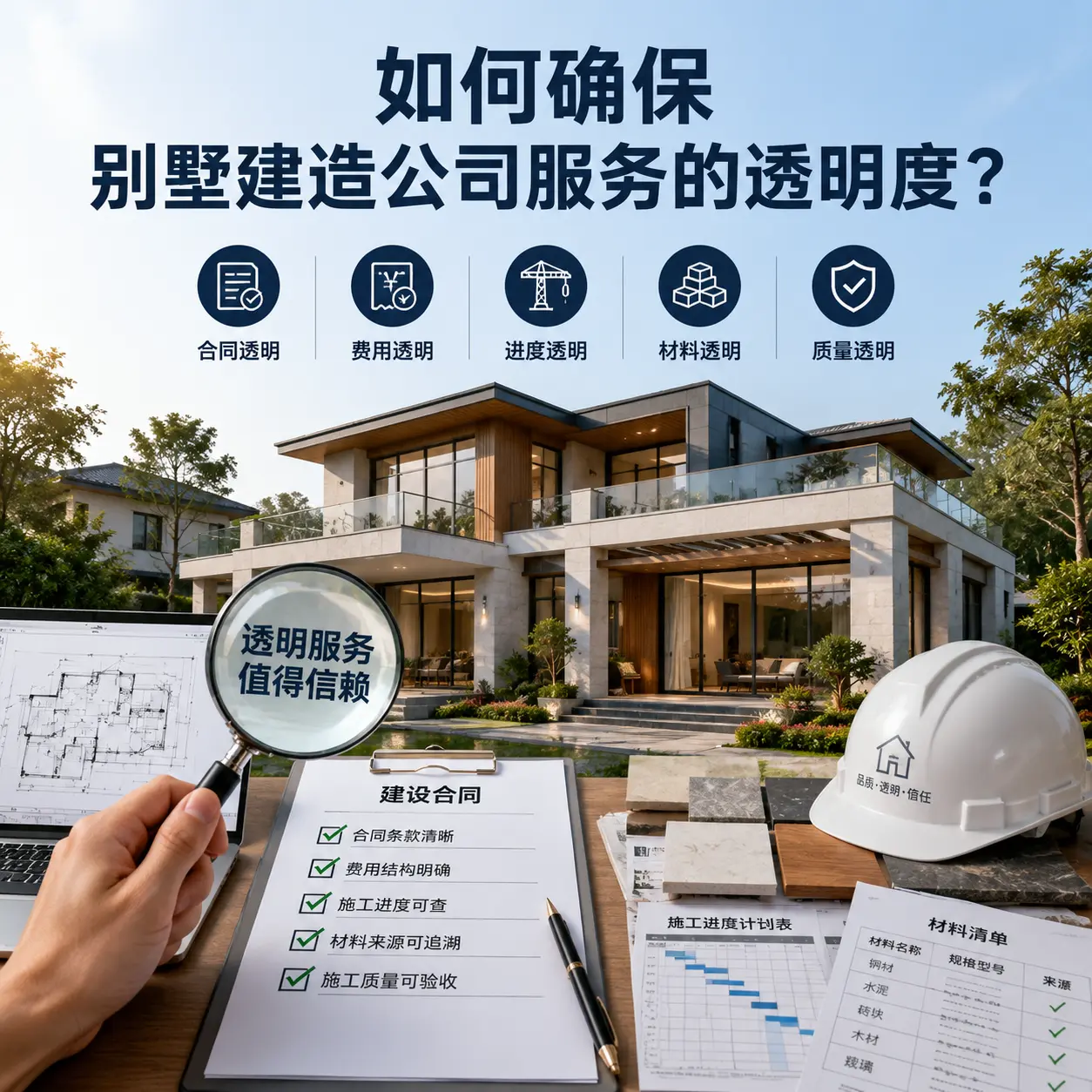 在 长顺 如何确保别墅建造公司服务的透明度?