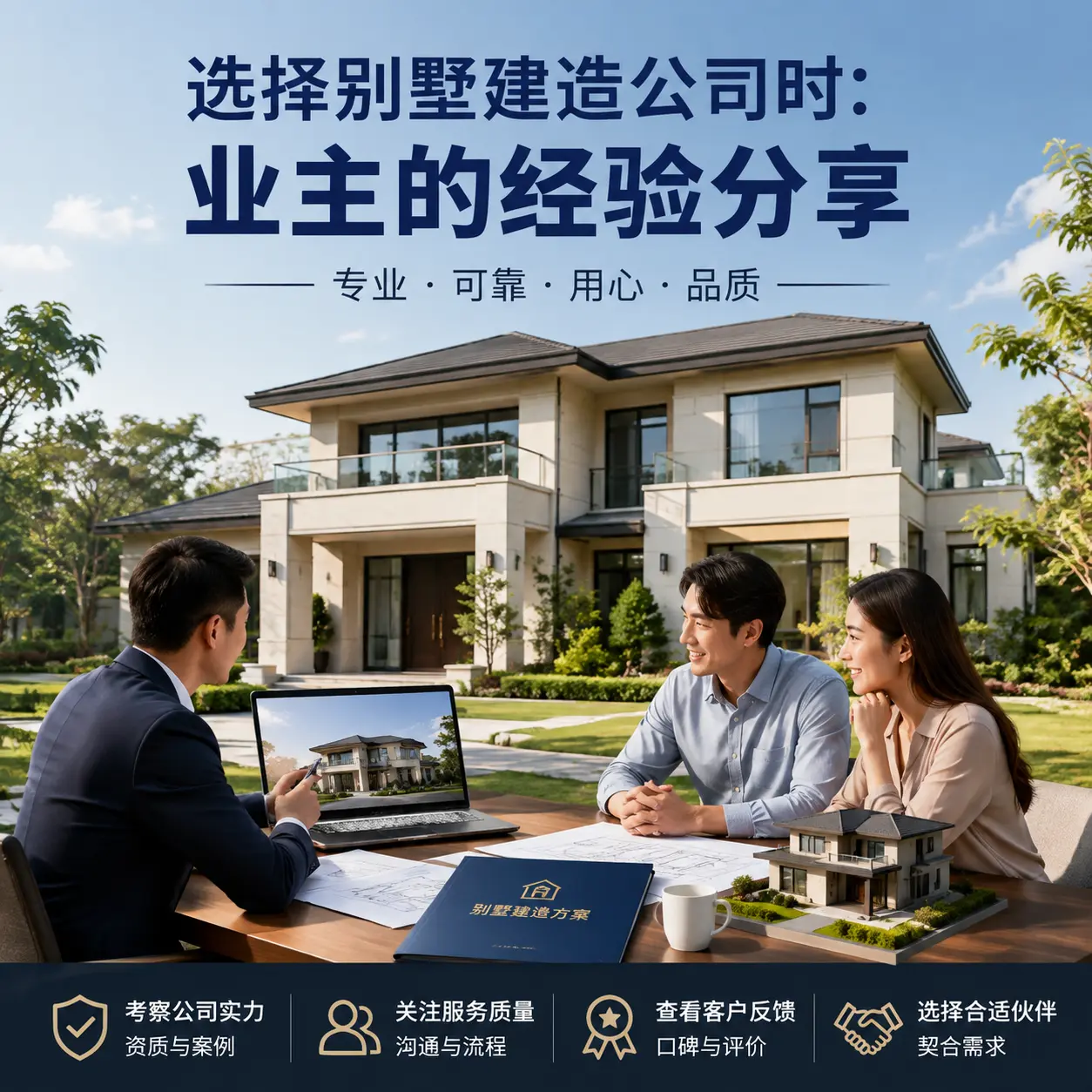 选择别墅建造公司时: 长顺 业主的经验分享