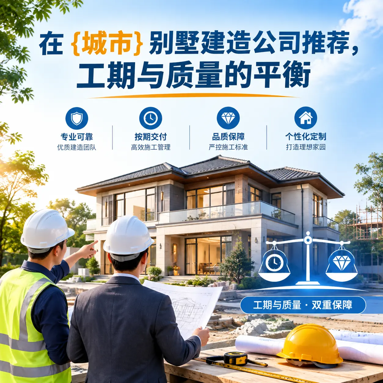 在 长顺 别墅建造公司推荐，工期与质量的平衡