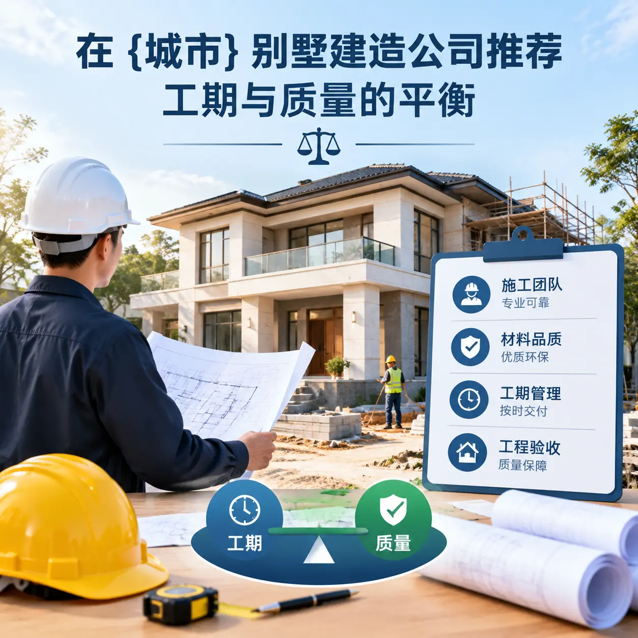 在 长顺 别墅建造公司推荐，工期与质量的平衡