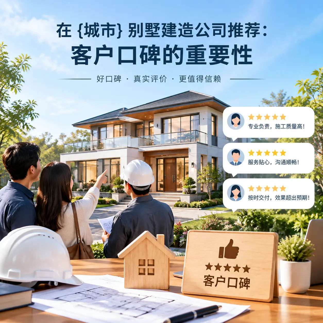 在 长顺 别墅建造公司推荐：客户口碑的重要性