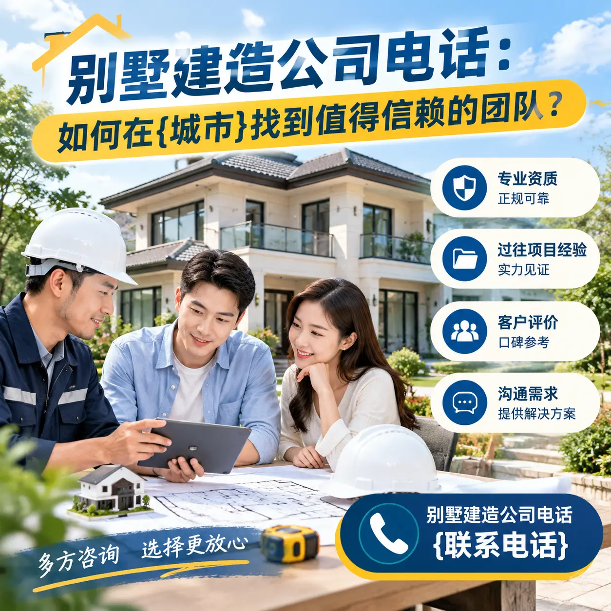 别墅建造公司电话:如何在长顺找到值得信赖的团队?