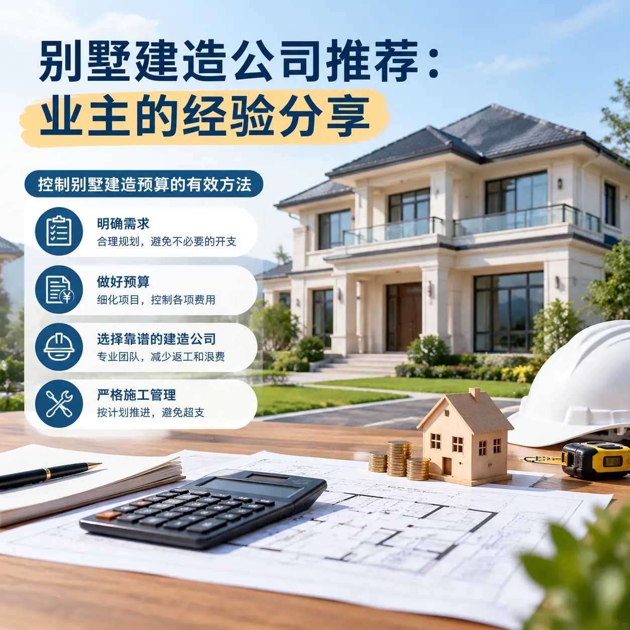 别墅建造公司推荐： 长顺 业主的经验分享