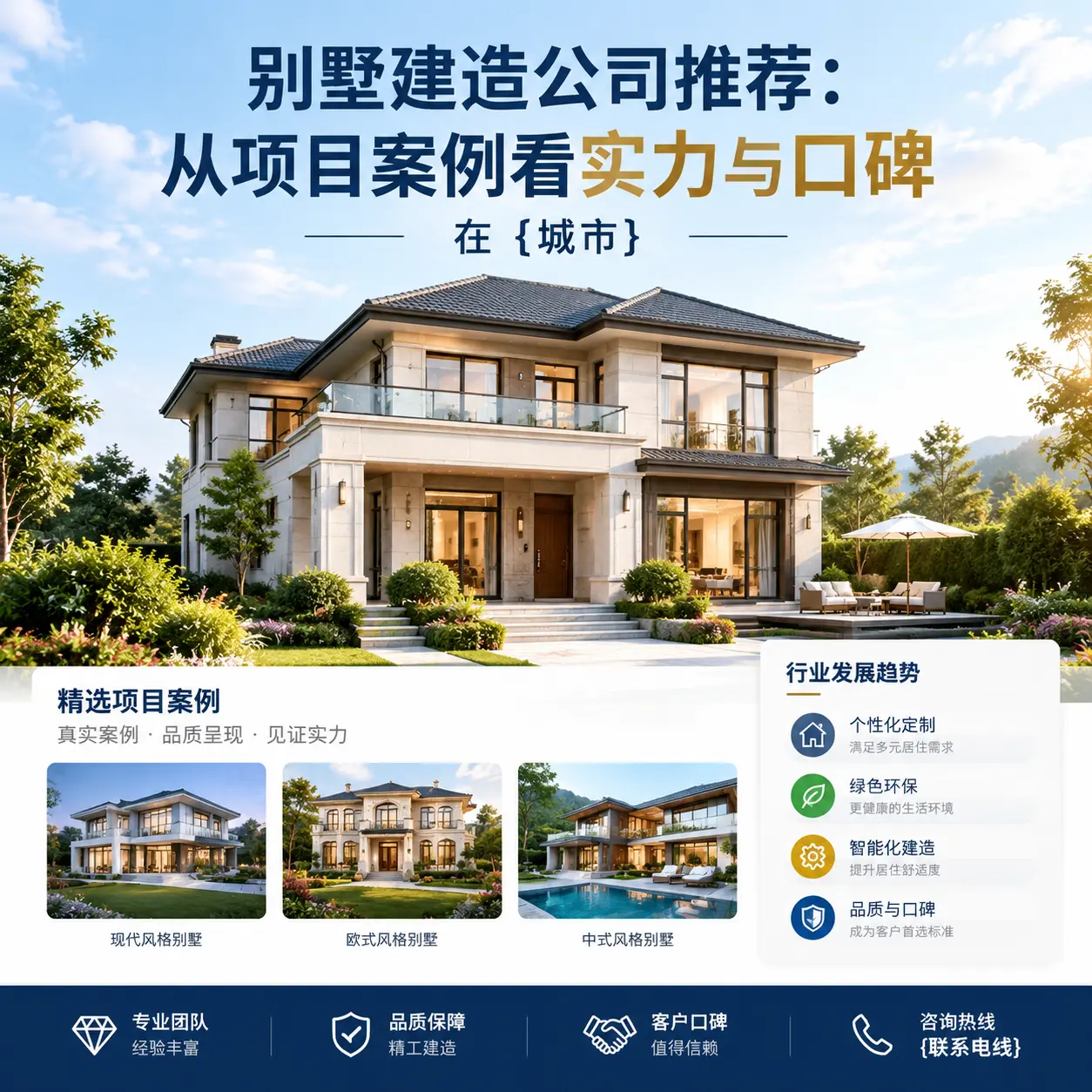 别墅建造公司推荐：从项目案例看实力与口碑在 长顺